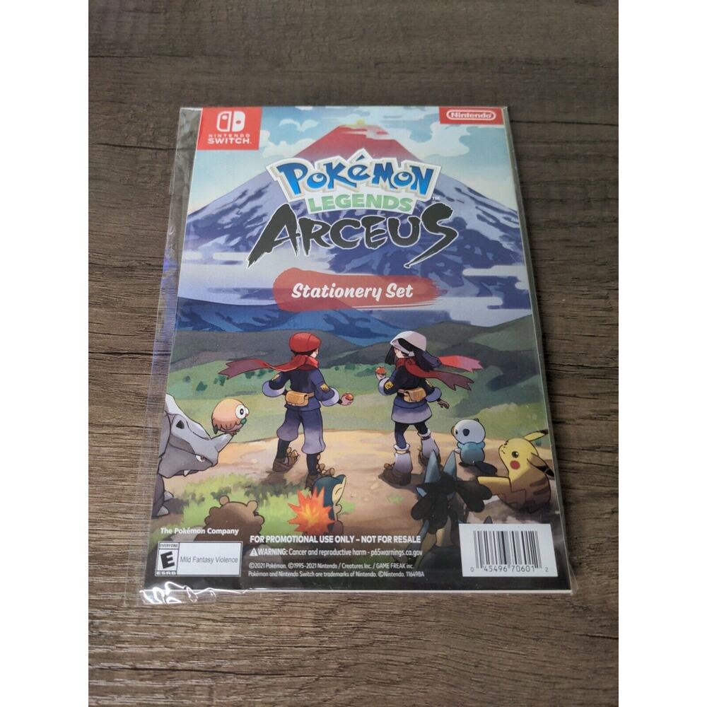 Nintendo Pokemon Legends Arceus Stationery Set - Target Promo Exclusive - 2022